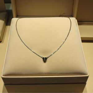 Elegant Gold Initial (E) Heart Pendant Necklace